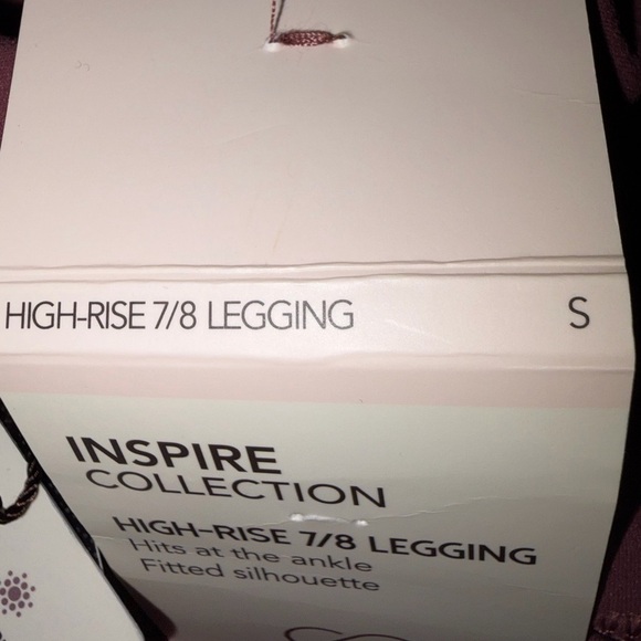 New Raspberry Size S Small CALIA Women's Inspire High Rise 7/8 Legging $99 - Picture 5 of 6